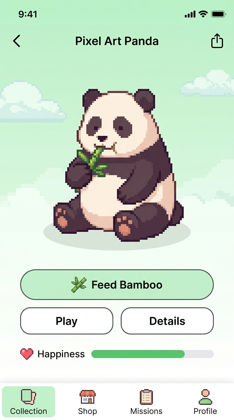 Pixel Art Panda